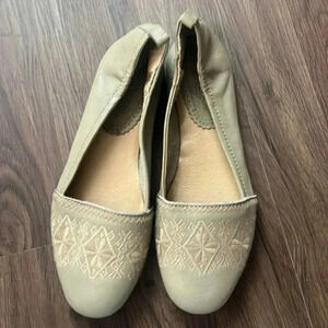 Anthropologie LATIGO genuine leather flats size 7.5